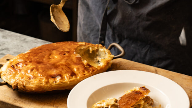 DISH WITH TISH: CHICKEN AND WILD MUSHROOM PIE