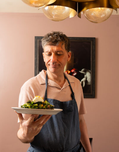 DISH WITH TISH: PURPLE SPROUTING BROCCOLI BRUSCHETTA WITH RICOTTA, ORANGE & CHILLI